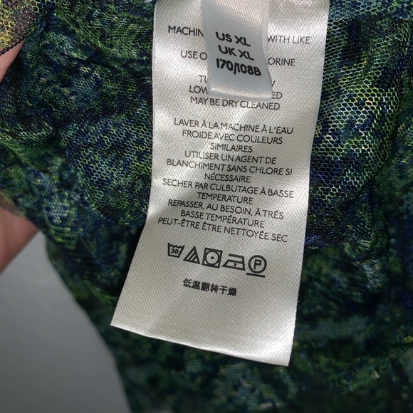 Free people green Penelope top size XL brand new no tags - Picture 5 of 8